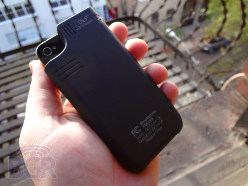 Brookstone Pocket Projector for iPhone 4 and 4S review BGR
