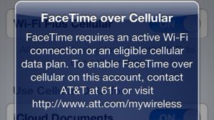 AT&T FaceTime Policy