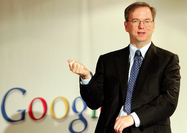 Google Chairman Eric Schmidt Google Chairman Stock Selloff