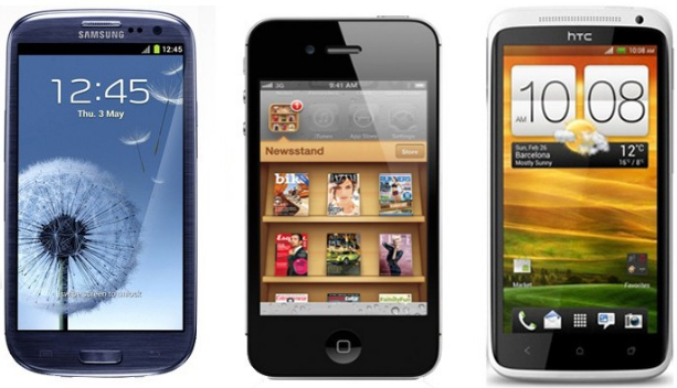 Apple Samsung HTC