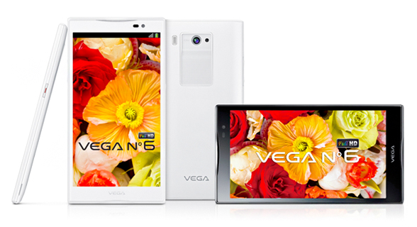 Vega No. 6 Pantech Vega No 6 1080p Phablet