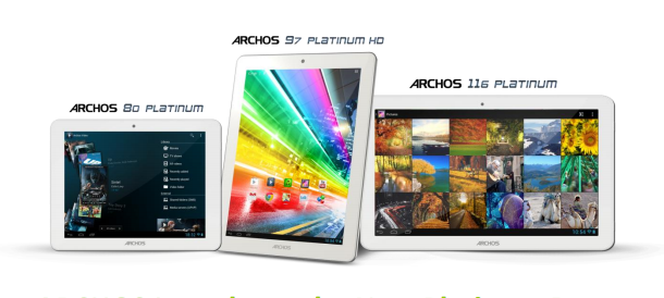 ARCHOS Platinum Tablets Specs Release Date