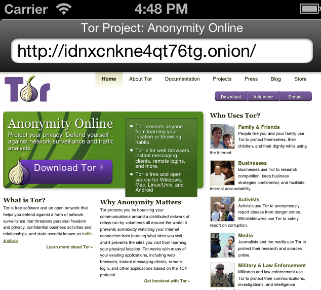 Onion iOS Browser Anonymous