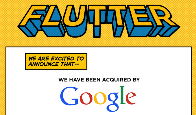 Google Flutter Acquisition Gesture Recognition Technology