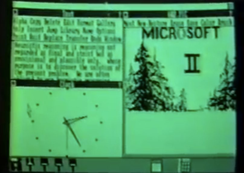 Early Microsoft Windows video