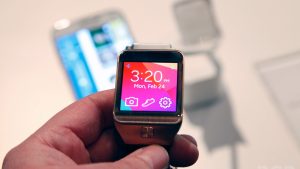 Round-faced Samsung Smartwatch