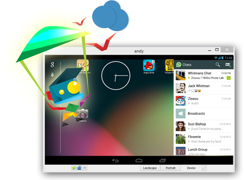 andy app player for pc free download