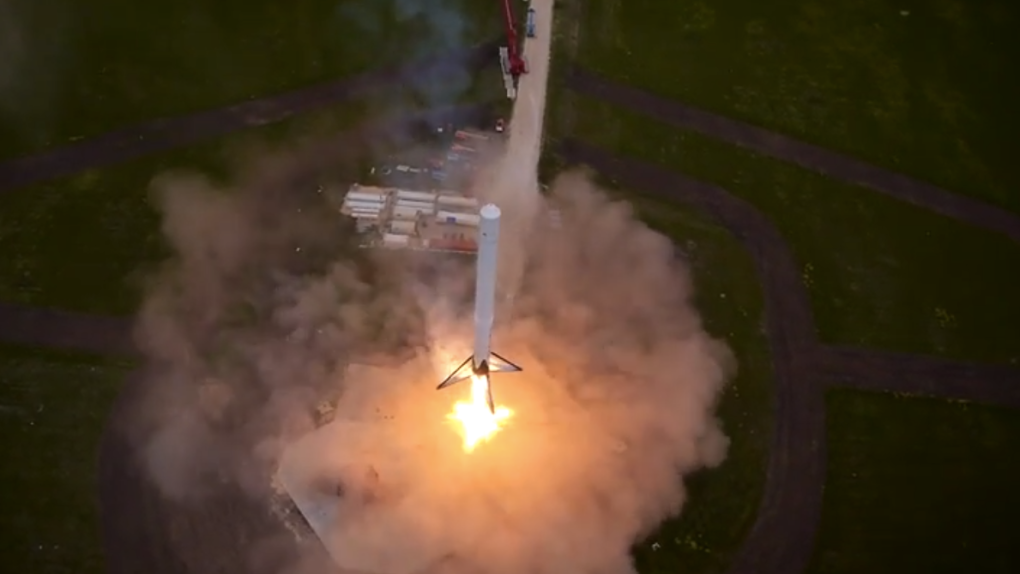 SpaceX Rocket Test Ocean Platform Landing