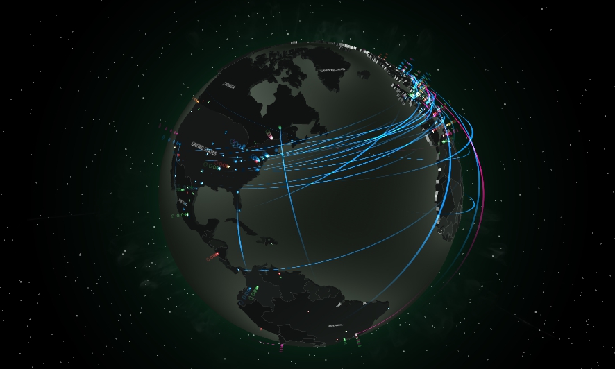 Watch in real-time as malware infects the entire planet