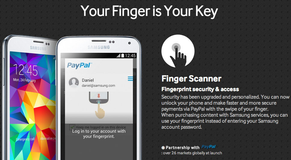 iPhone 5s Vs. Galaxy S5 Fingerprint Scanner