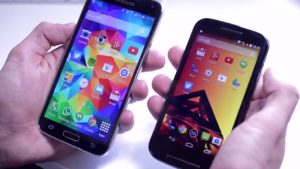 Galaxy S5 vs Moto E Speed Tests