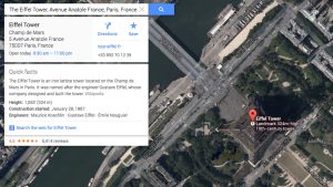 Google Maps Quick Facts Feature