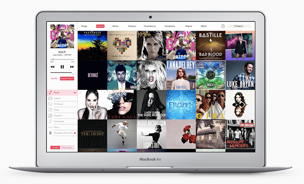 where is itunes music stored apple