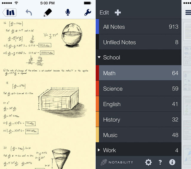 notability per android