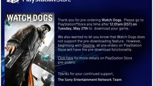 PS4 Pre-Download Pre-Ordered Games Feature