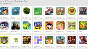 Android Summer App Sale