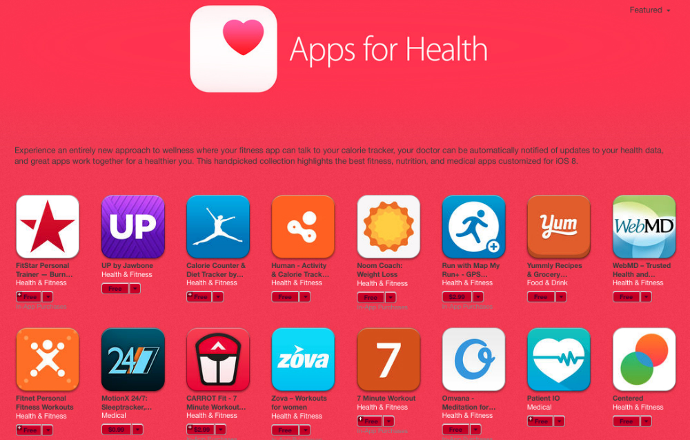 These Are The Ios 8 Apps For Health You Need Bgr