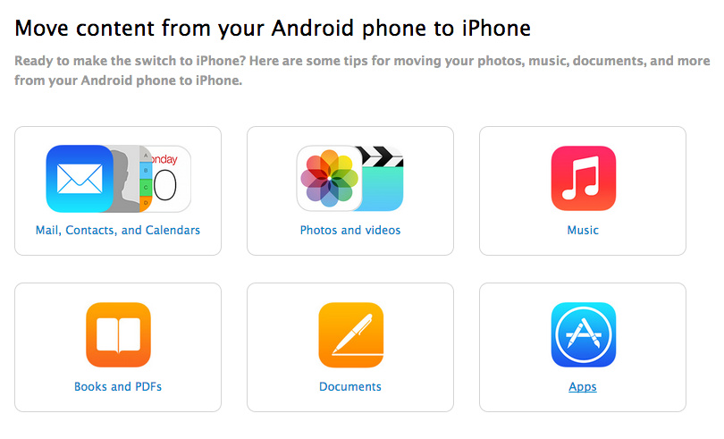 Switch From Android To iPhone