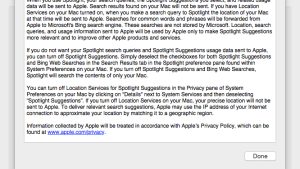 Yosemite Spotlight Search Data Collection Yosemite Spotlight Search Data Collection