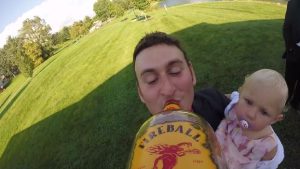 GoPro Fireball Whiskey Wedding