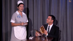 Jimmy Kimmel Siri as Waitress Video