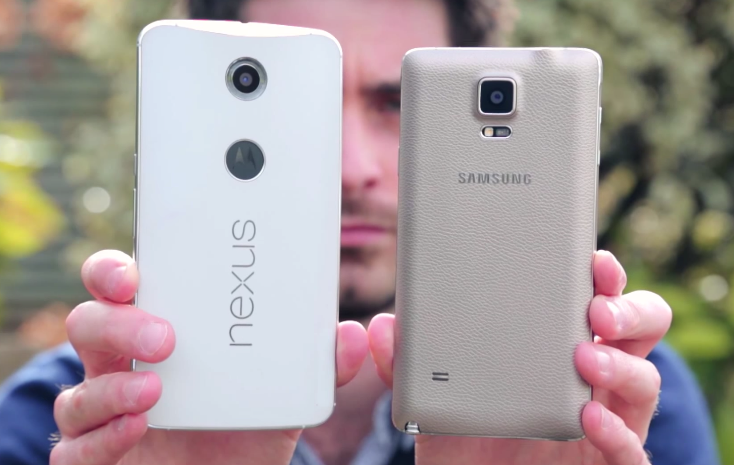 Nexus 6 Vs. Galaxy Note 4 Video