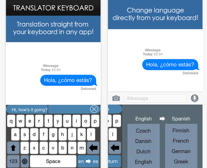 Best iOS 8 Keyboard Apps Translator Keyboard