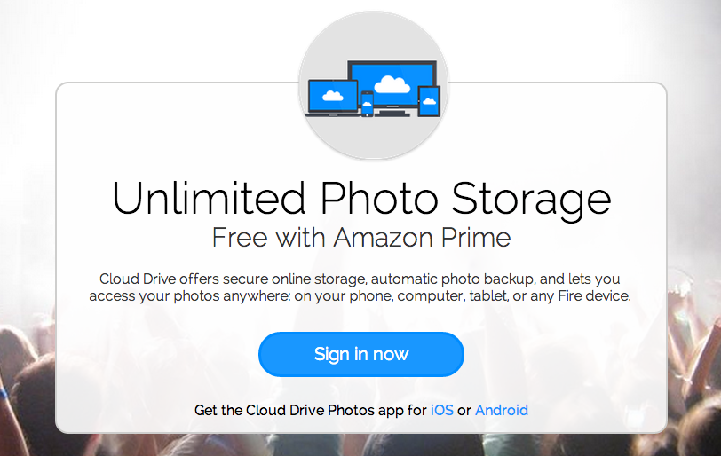 Every Amazon Prime member is now eligible for unlimited photo storage