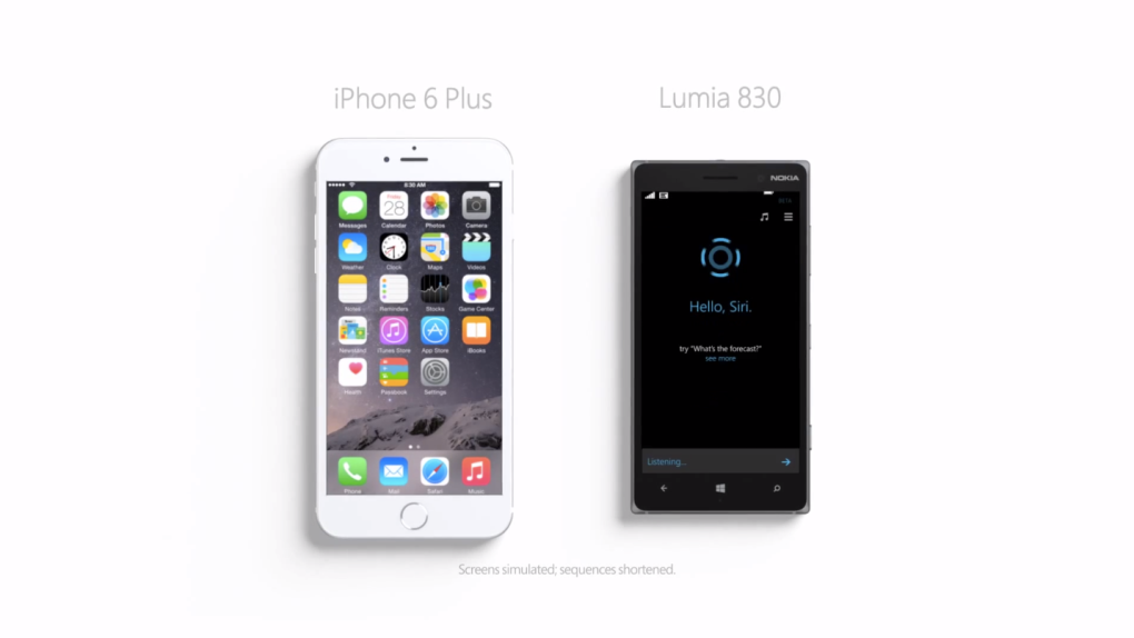 Cortana vs. Siri Commercial