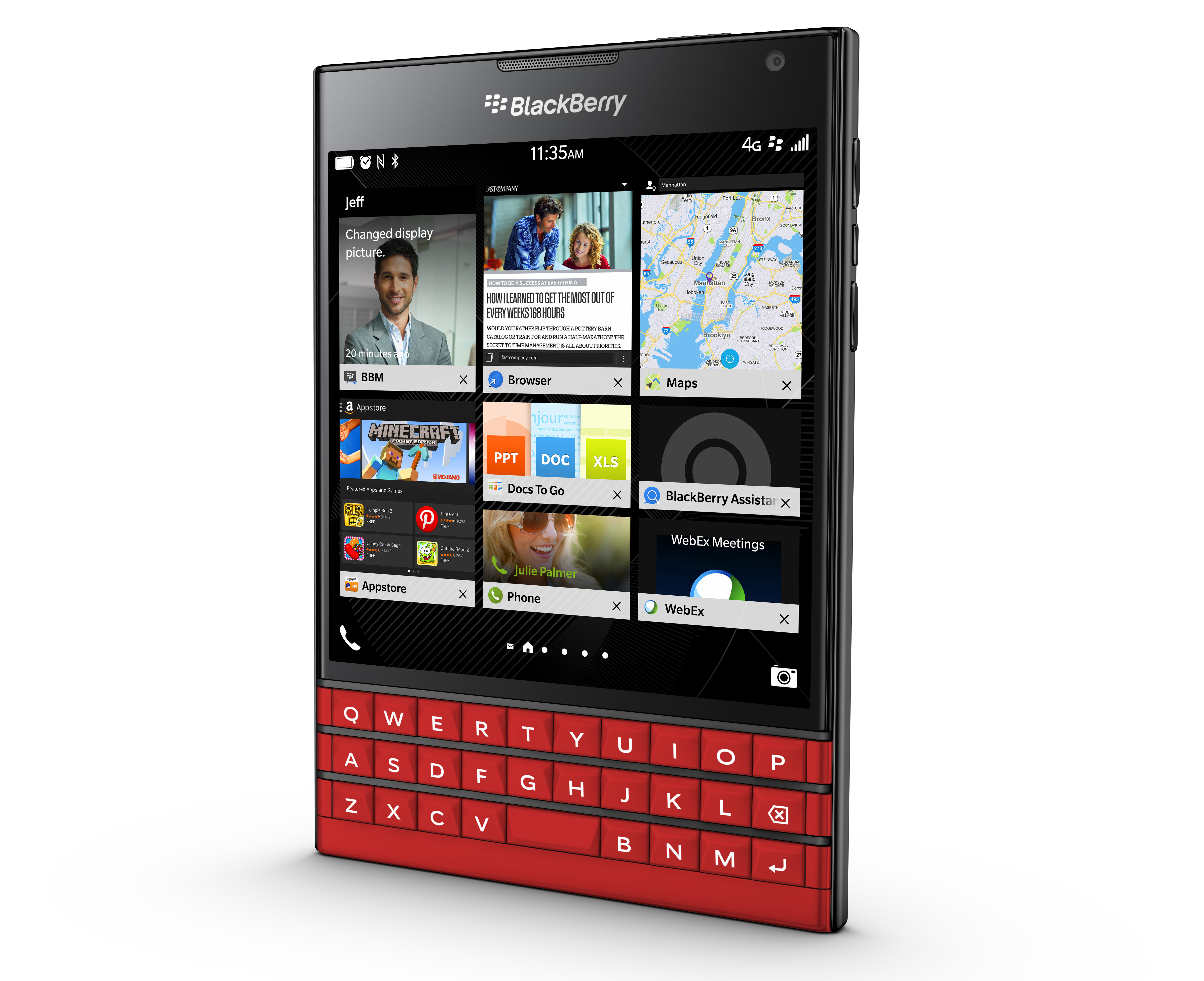 Blackberry deals Passport Red