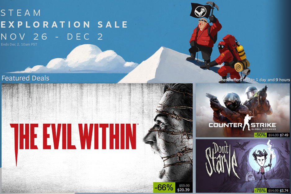 Steam’s Black Friday game sale includes ‘thousands’ of deals available