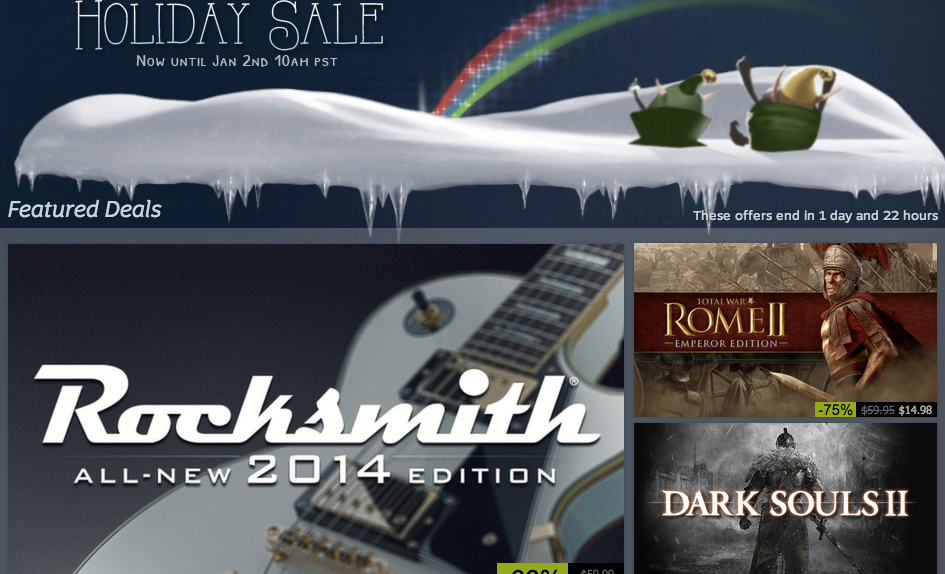 Steam Holiday Sale 2014