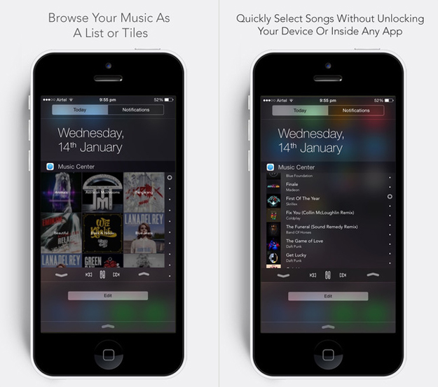 This Great Iphone App Squeezes An Entire Music Player Into One Ios