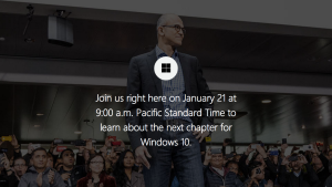 Windows 10 Event Live Stream