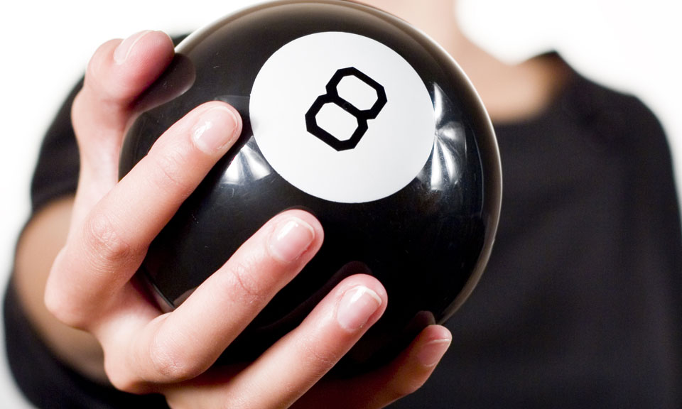 inside a magic 8 ball