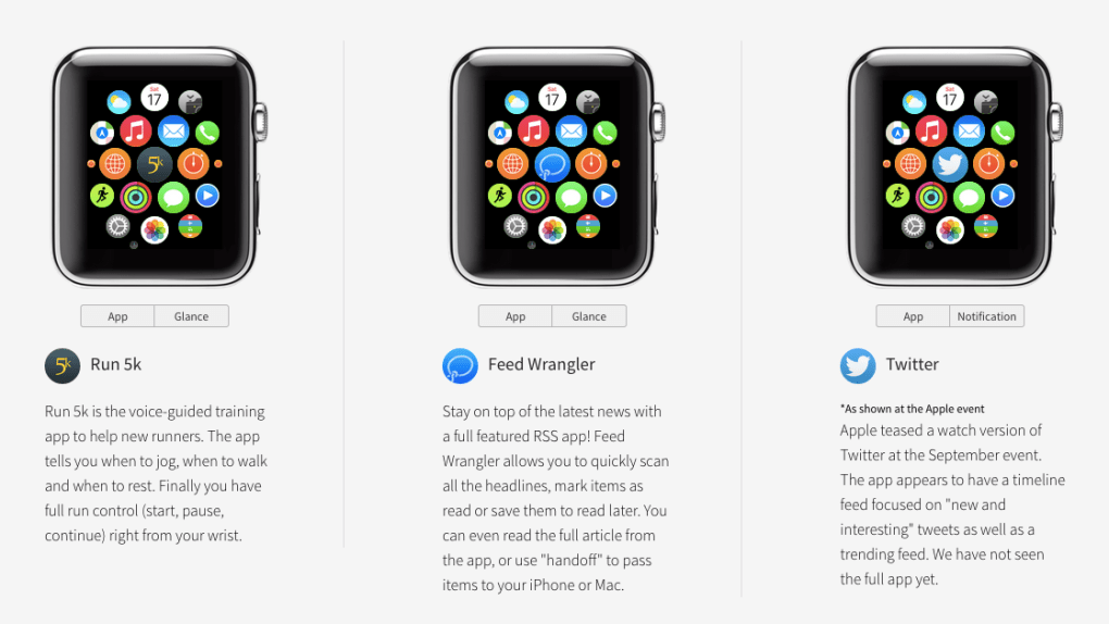 Apple Watch Apps Demo