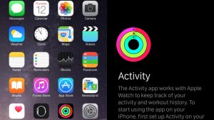 Apple Watch: iOS 8.2 Activity App for iPhone