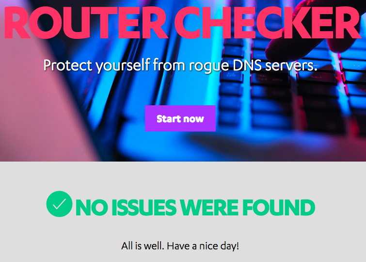 f secure router checker tool