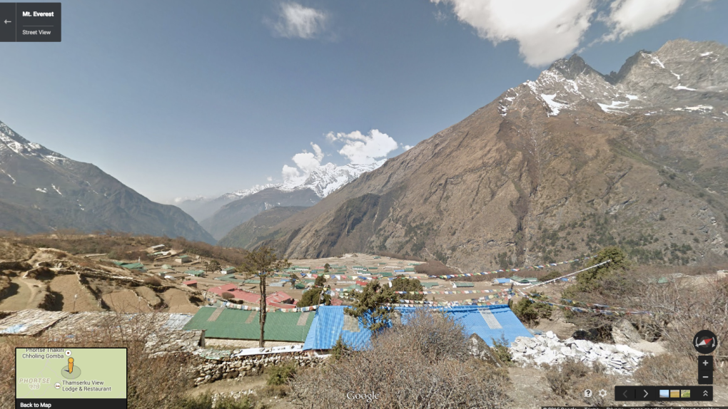 Google Street View Mt. Everest