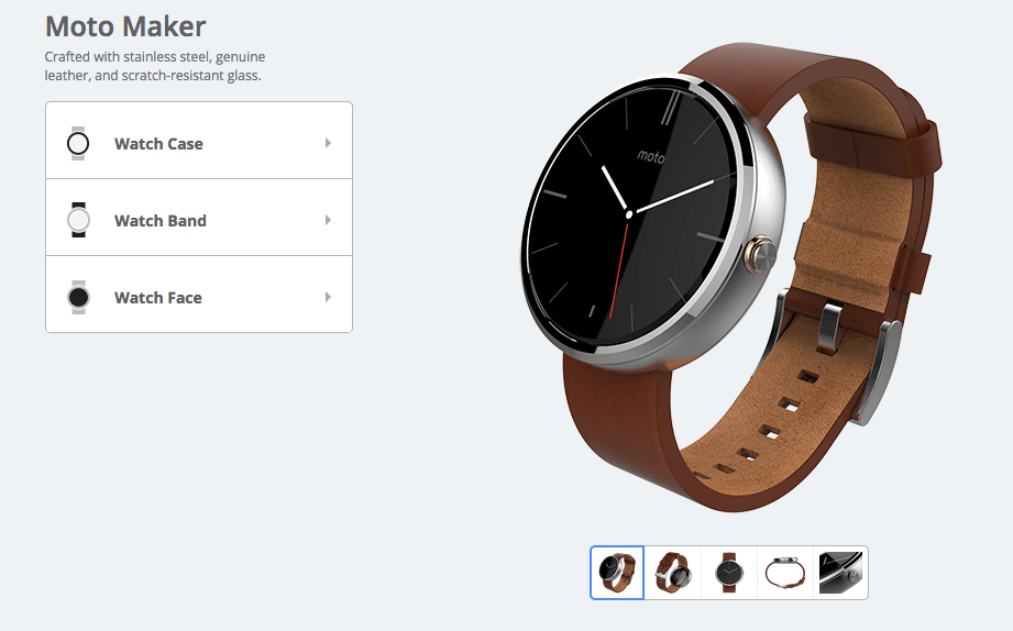 Moto 360 Moto Maker