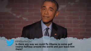 Jimmy Kimmel Mean Tweets Obama