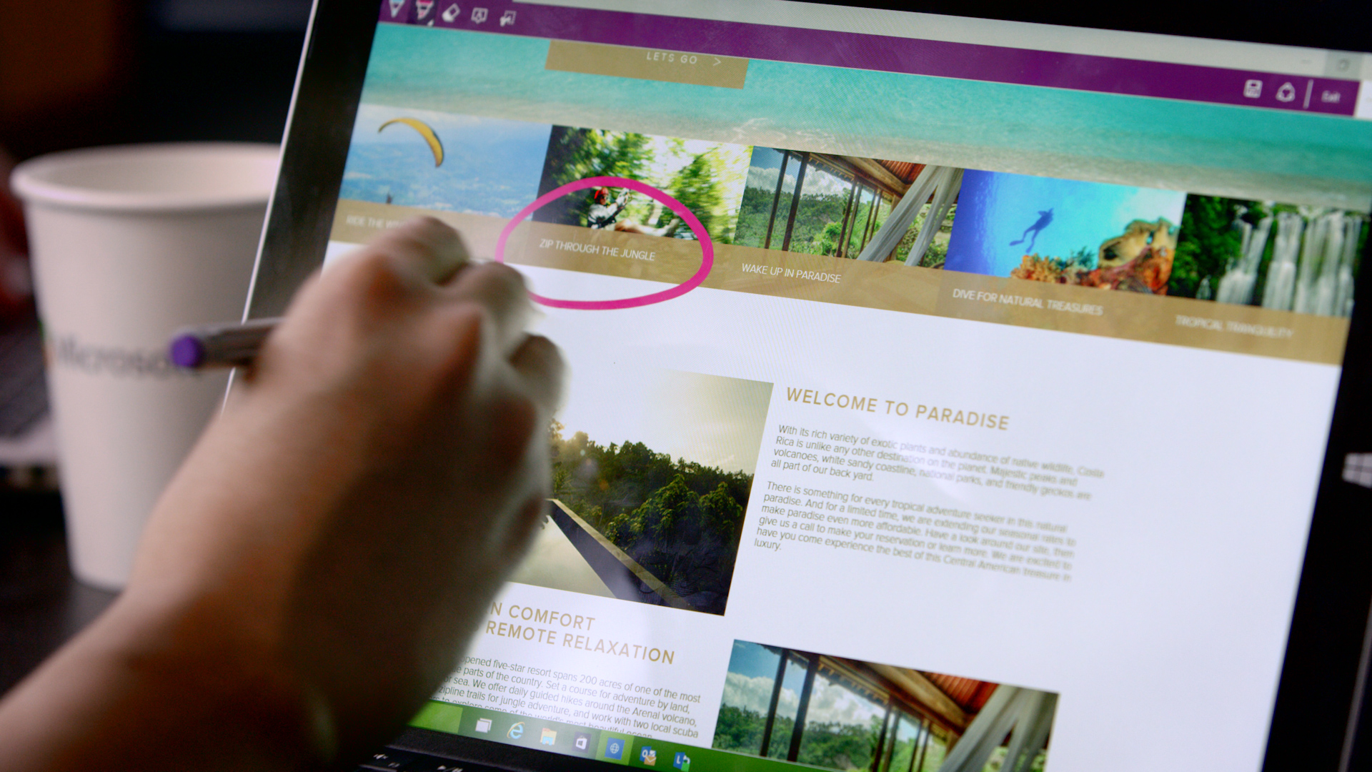 microsoft edge is a website in web browser