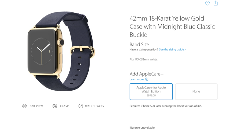 apple watch care