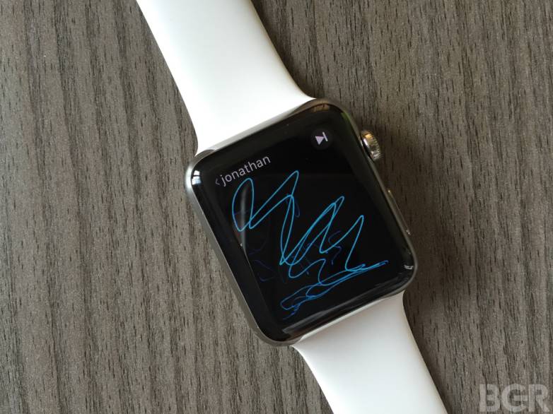 apple watch touch screen