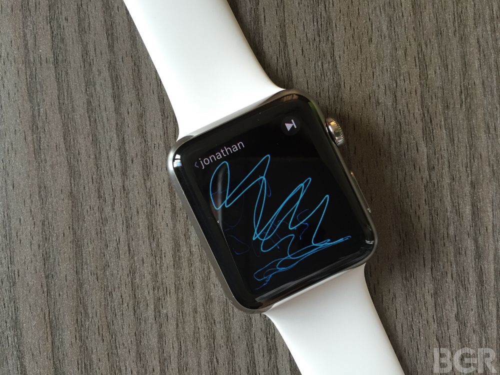 screen touch apple watch