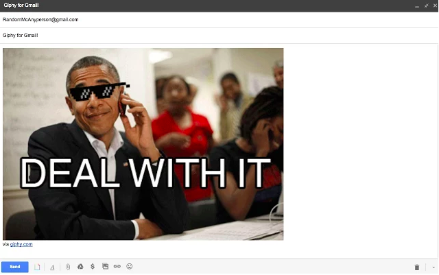 Gmail GIFs Giphy Extension
