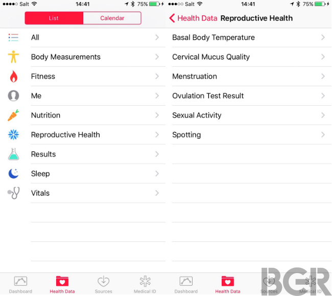 iOS 9 Apple s Health app is getting serious about your sex life