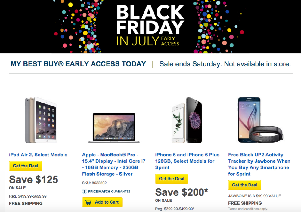 Best Buy Finally Realized It's Black Friday In July - Here Are Some Of ...