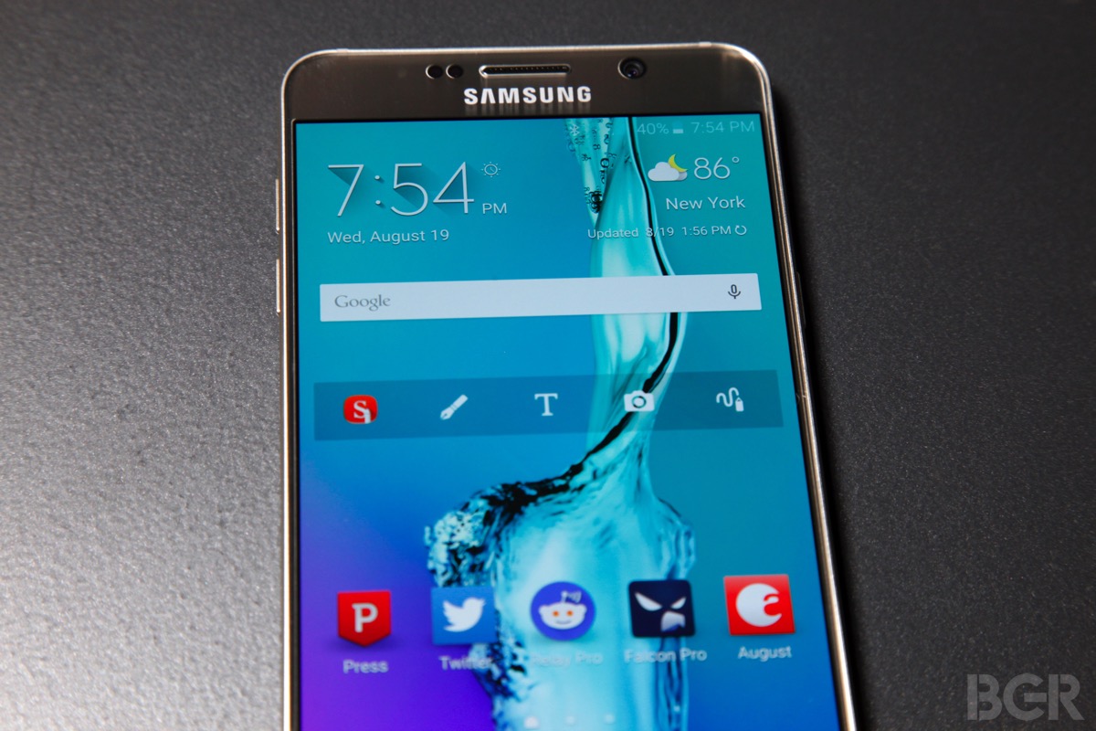 galaxy note 5 android 11