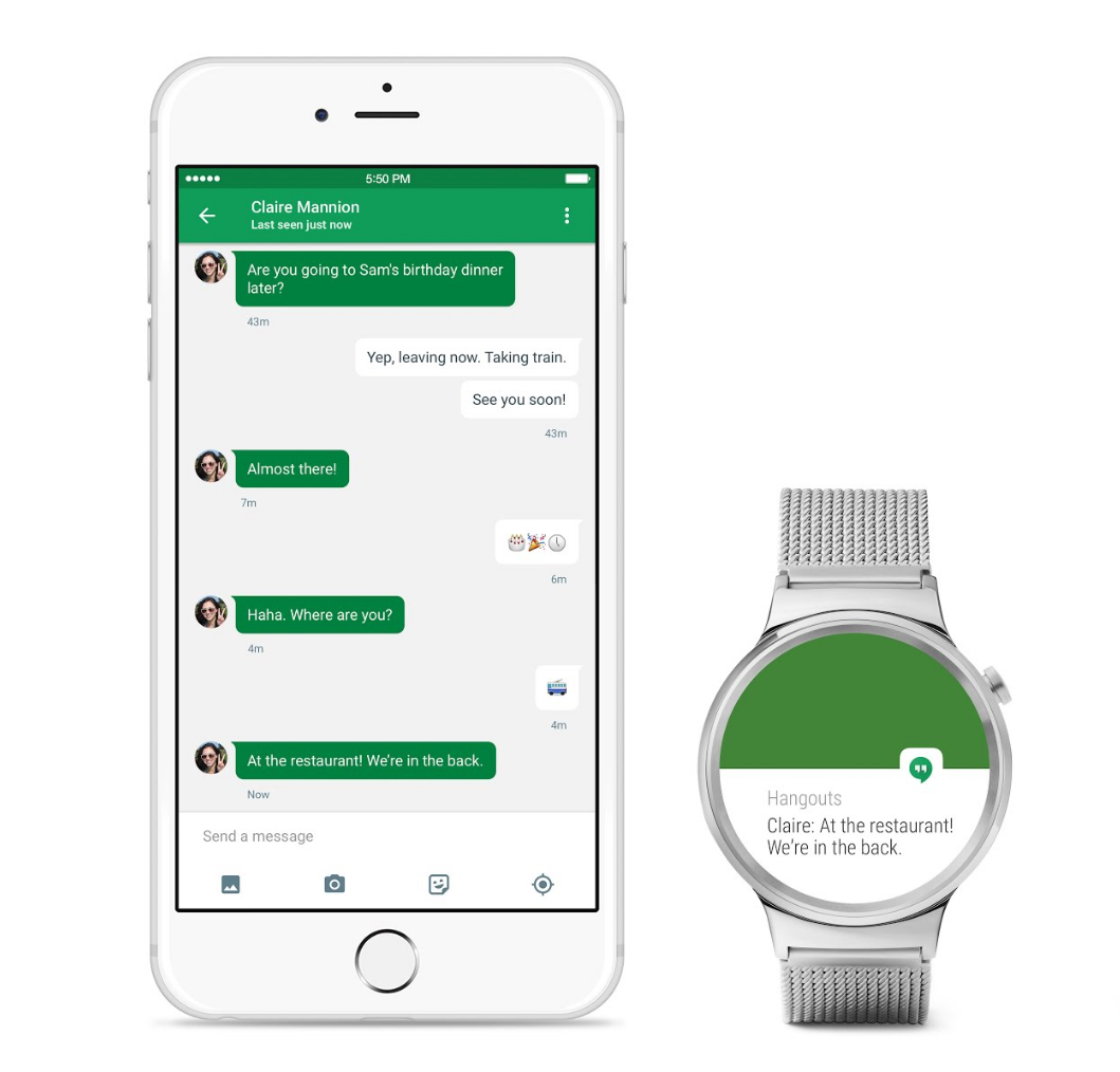 android wear iphone